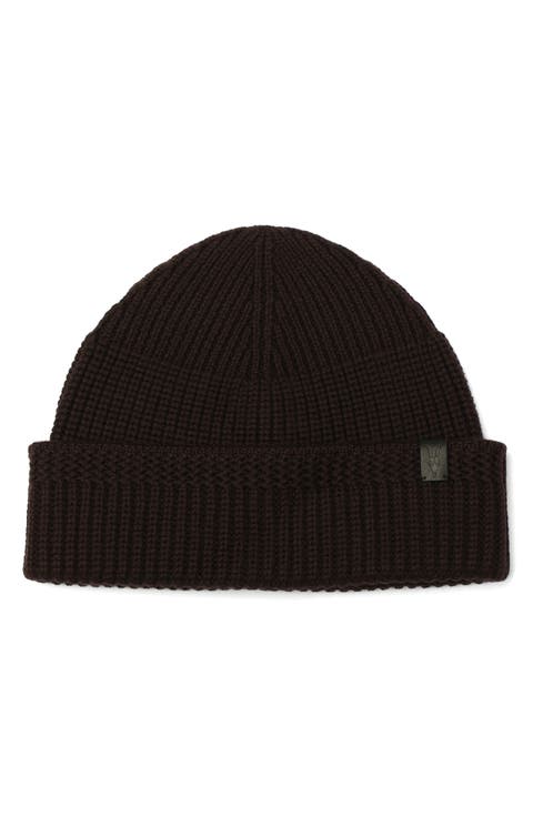 Merino Wool Rib Beanie