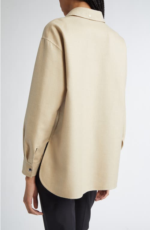 Lafayette 148 New York Double Face Wool & Silk Reversible Button-up Shirt