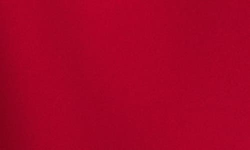 Kasper Pleat Neck Top In Red
