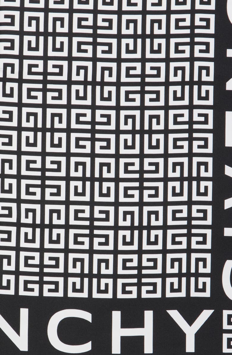 Givenchy 4G Logo Silk Twill Square Scarf, Alternate, color,