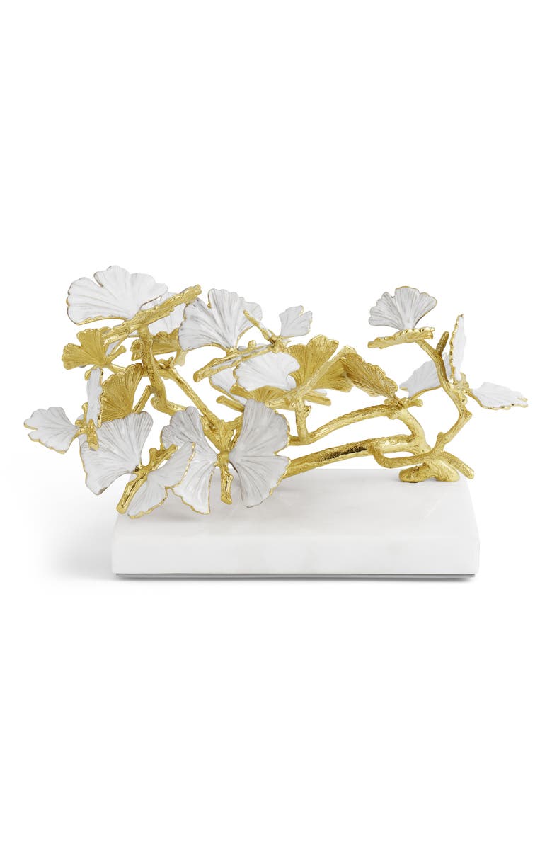 Michael Aram Butterfly Ginkgo Sculpture, Alternate, color, White/ Gold