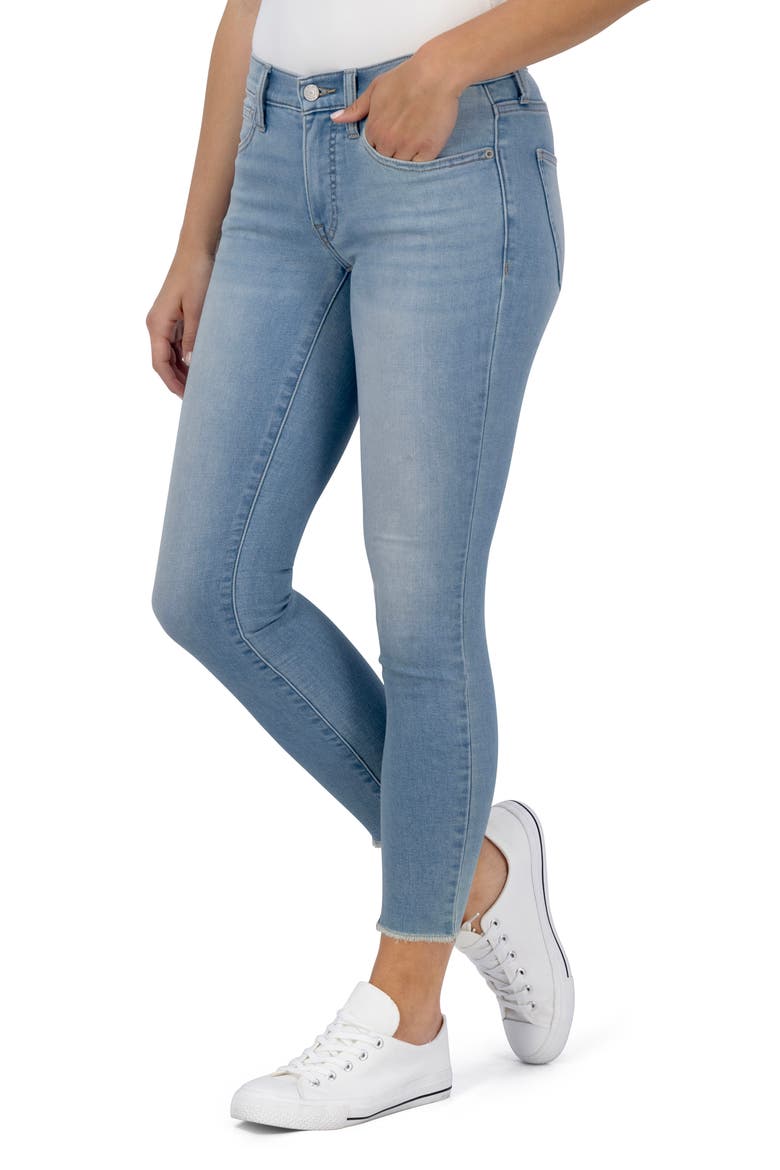 Ava Mid Rise Skinny Jeans, Alternate, color, MAJA FRAY