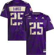 adidas Men's adidas #25 Purple Washington Huskies Honor & Support Premier Strategy Jersey