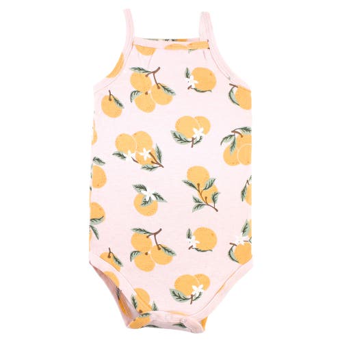 Hudson Baby Soft Cotton Sleeveless Bodysuit In Multi