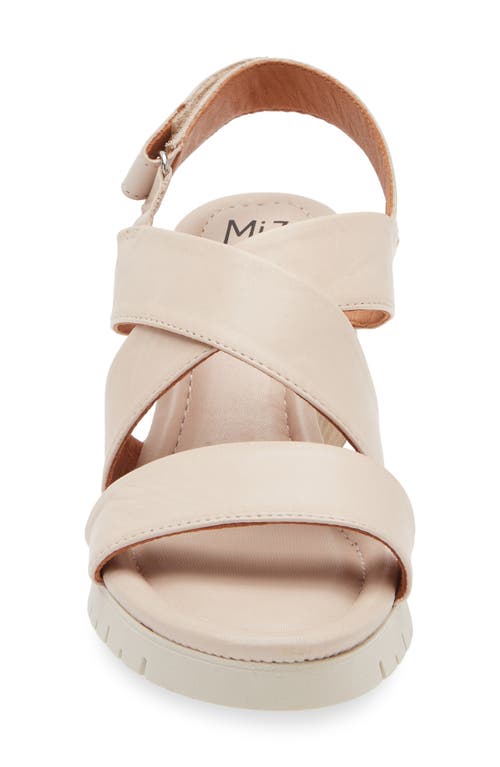 Miz Mooz Morgana Wedge Sandal In Cream