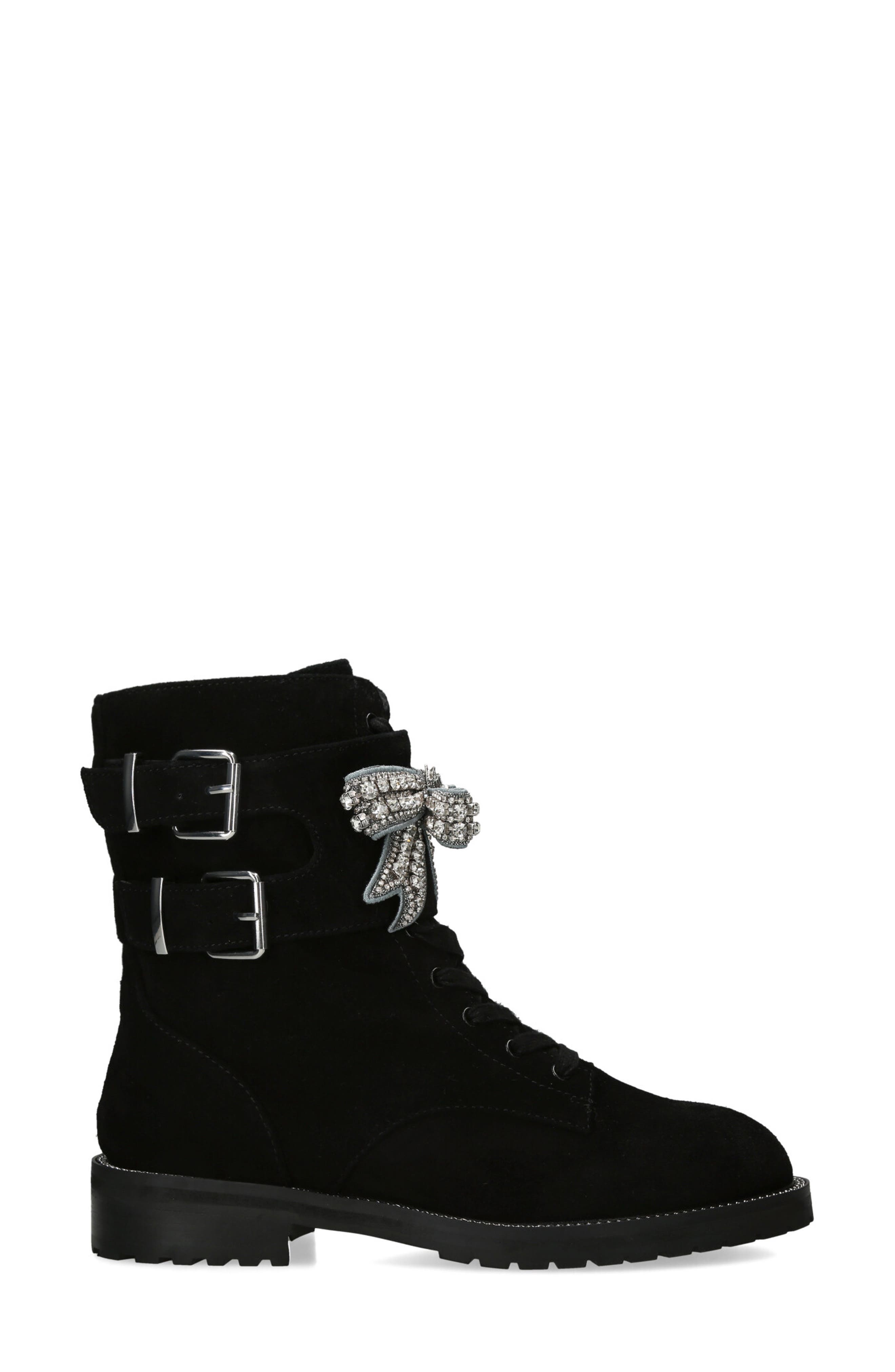 Kurt Geiger London Sutton Bow Lace-Up Boot, Alternate, color, 