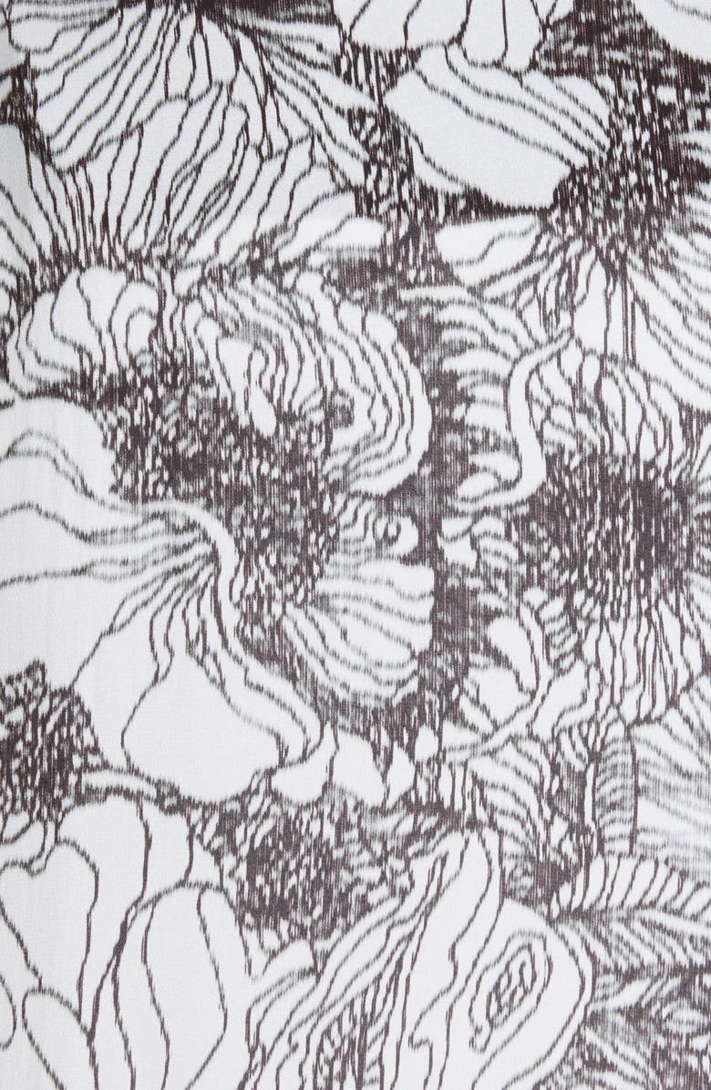 Dries Van Noten Sabrina Floral Print Midi Skirt, Alternate, color, 