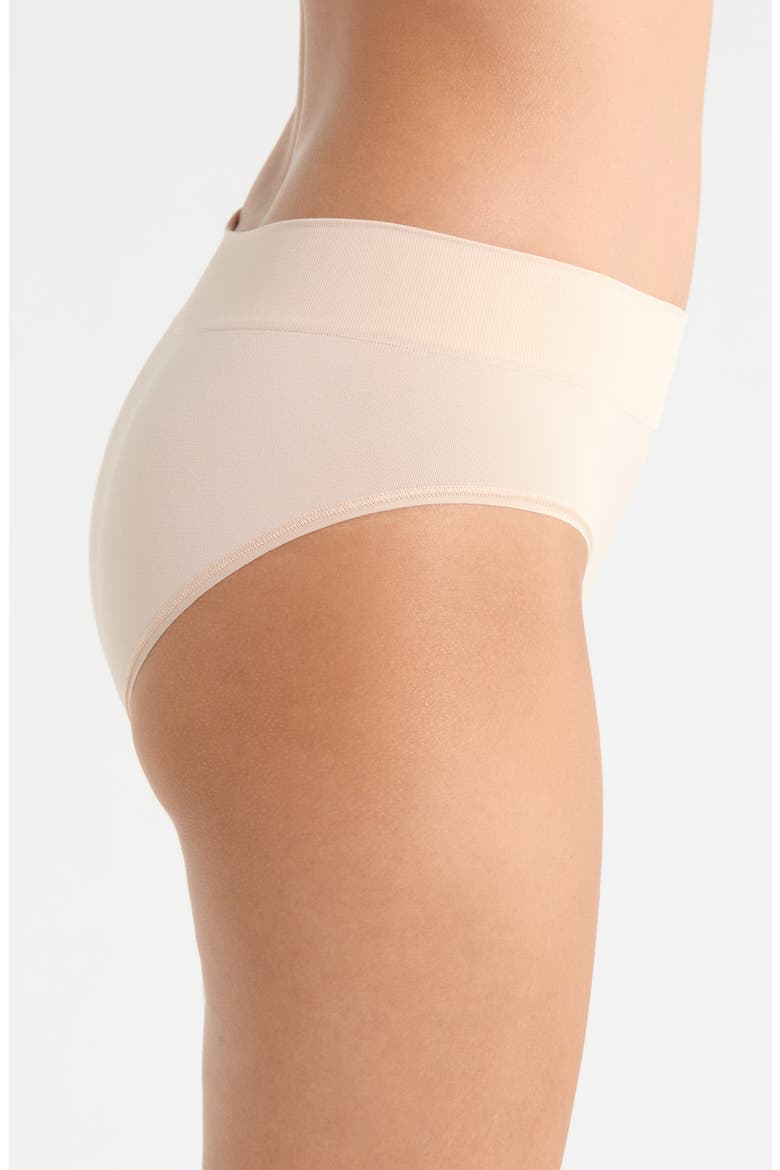 Seamless Hipster Briefs, Alternate, color, BEIGE SMOKE