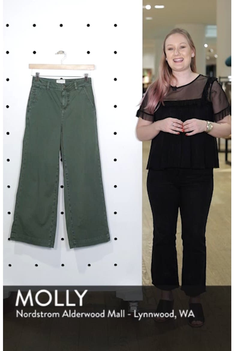Wide Leg Crop Pants video