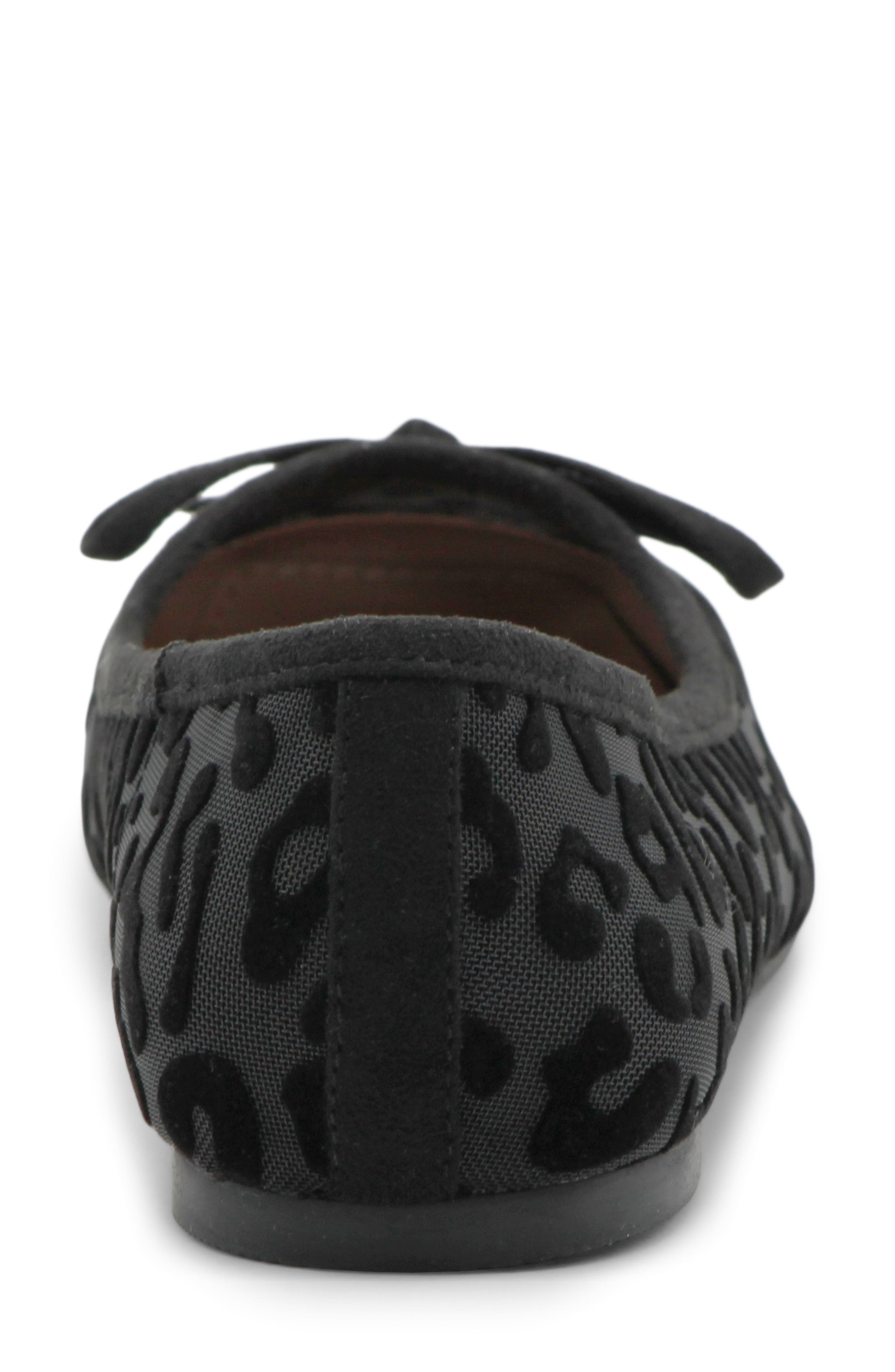 Simply Cap Toe Ballet Flat, Alternate, color, BLACK LEOPARD