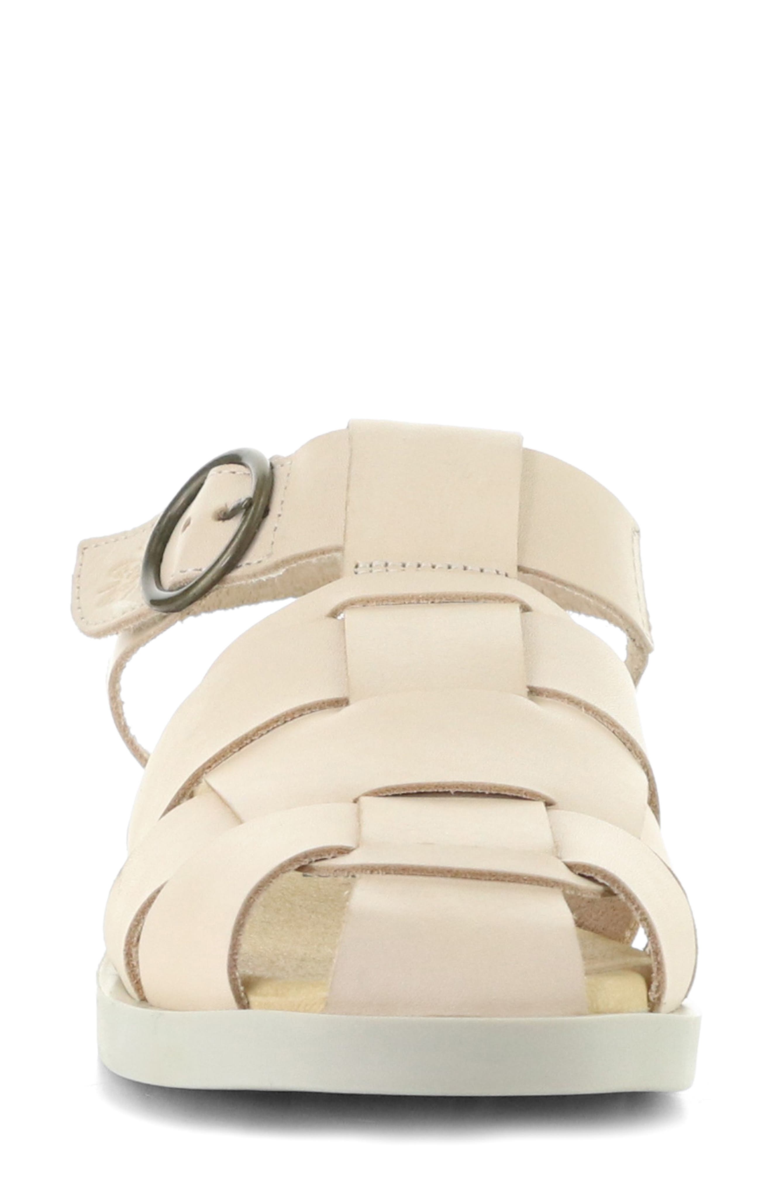 Fly London Ared Ankle Strap Platform Fisherman Sandal, Alternate, color, 003 Natural