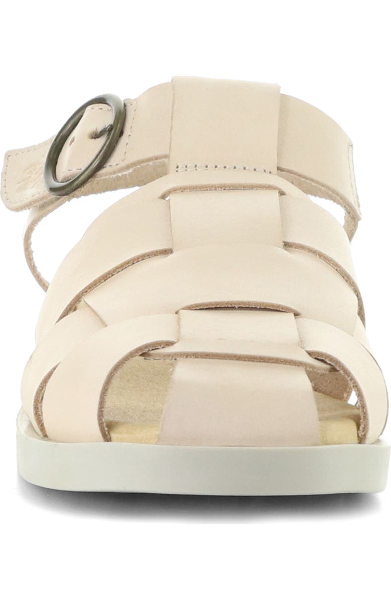 Fly London Ared Ankle Strap Platform Fisherman Sandal, Alternate, color, 003 Natural