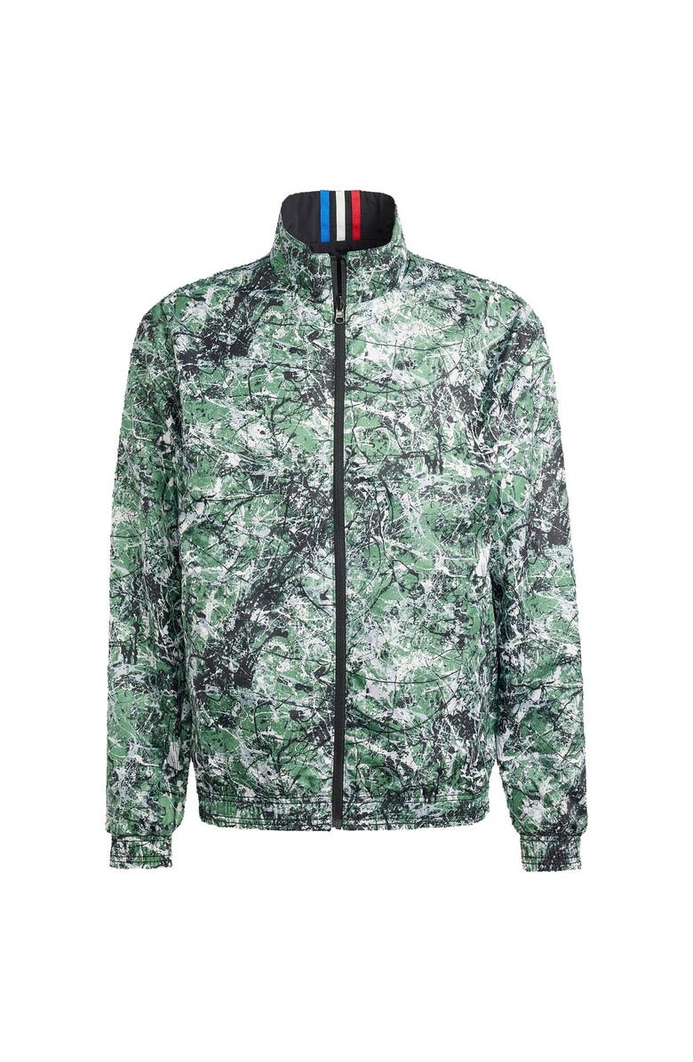 adidas Originals Men's adidas Originals Black Manchester United x Stone Roses 2023/24 Reversible Anthem Full-Zip Jacket, Alternate, color, Black