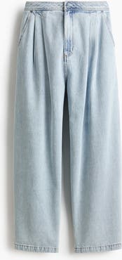 H&M Barrel High Waist Ankle Jeans