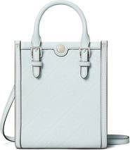 Tory Burch Mini T Monogram Debossed North/South Tote