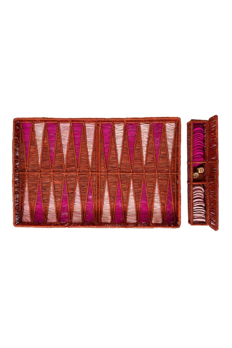 Backgammon Board Game, Alternate, color, Red