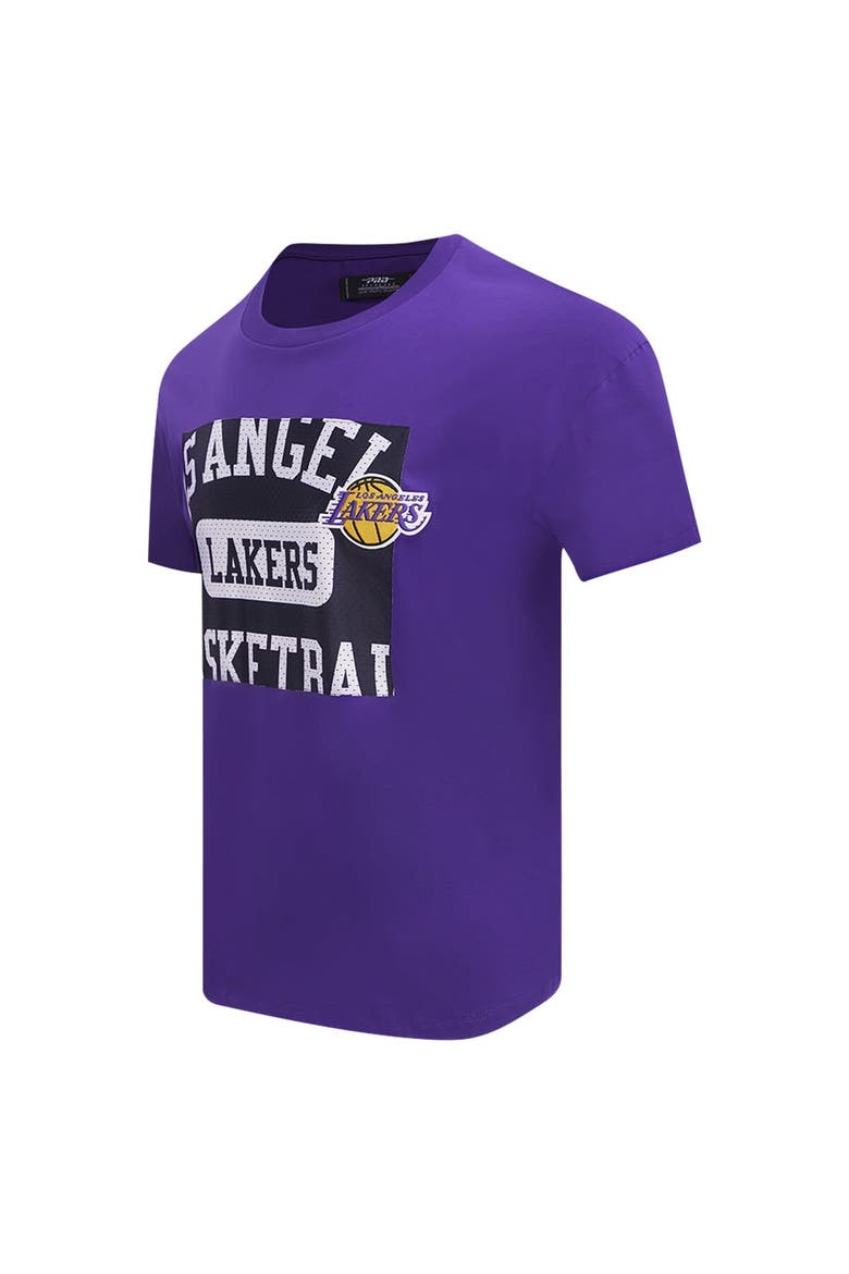 Men's Pro Standard Purple Los Angeles Lakers Made To Play Drop Shoulder T-Shirt, Alternate, color, Purple