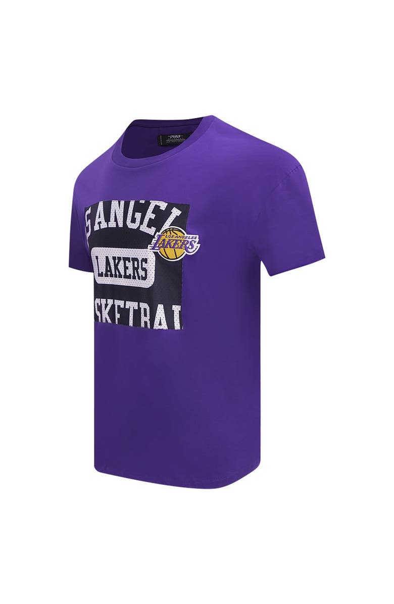 PRO STANDARD Men's Pro Standard Purple Los Angeles Lakers Made To Play Drop Shoulder T-Shirt, Alternate, color, Purple