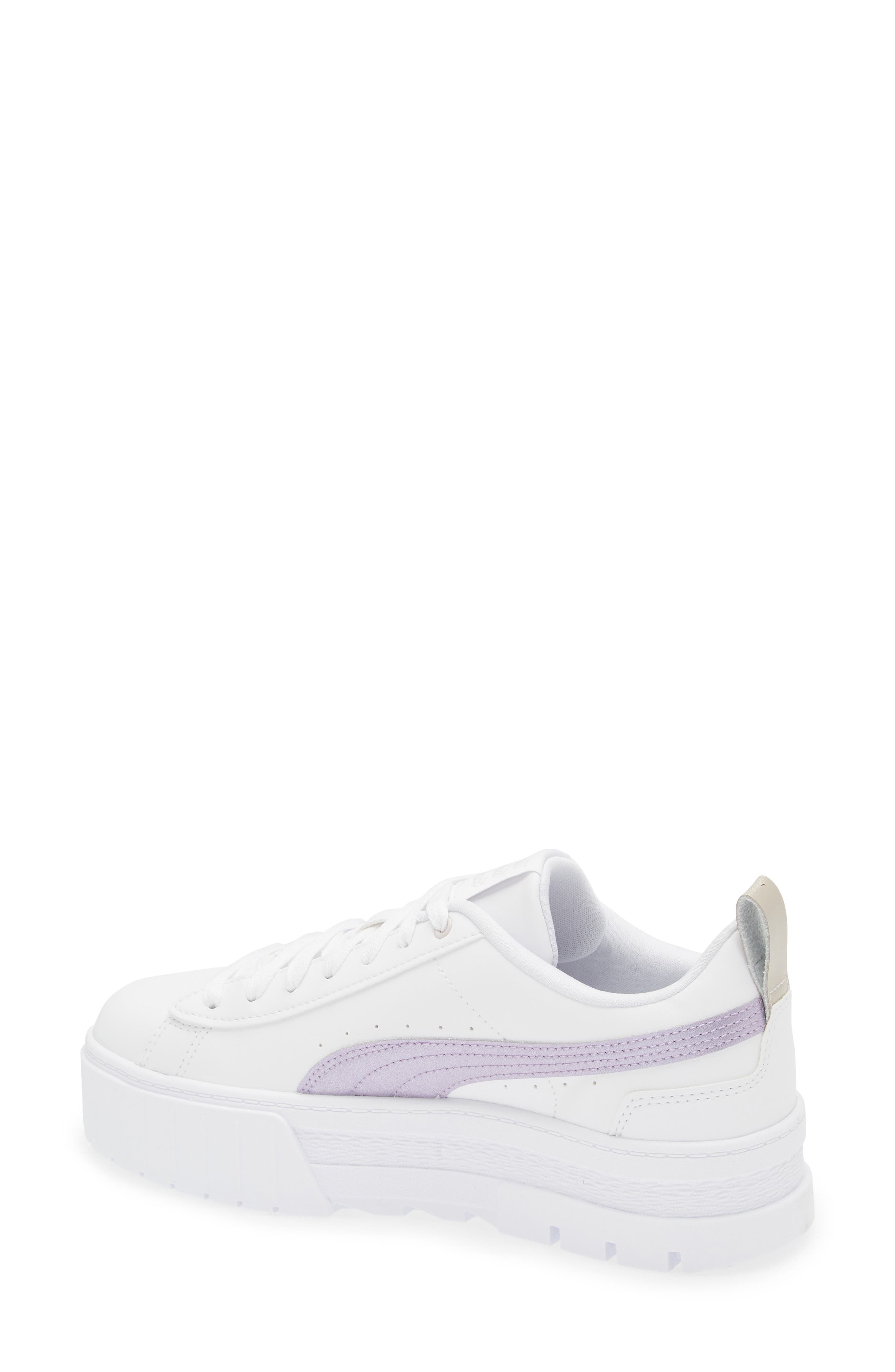 Mayze Classic Platform Sneaker, Alternate, color, PUMA WHITE- GRAY