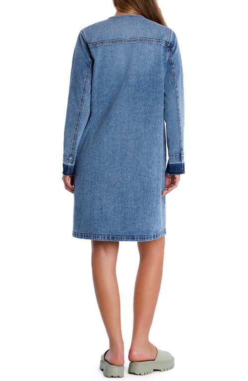 WASH LAB DENIM WASH LAB DENIM CLARA LONG SLEEVE DENIM SHIRT DRESS