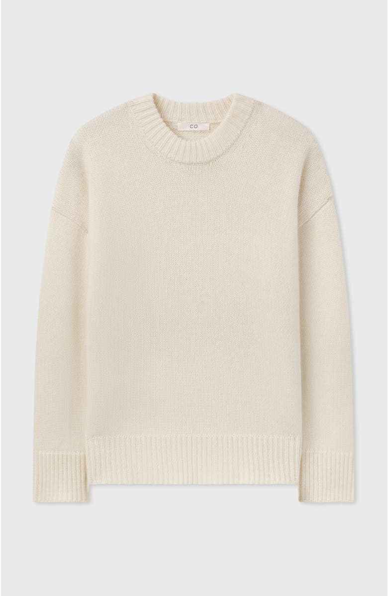 CO Boyfriend Crew Neck in Wool Cashmere, Alternate, color, 