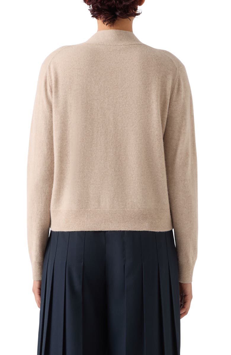 LK Bennett Mara V-Neck Cotton Cardigan, Alternate, color, 