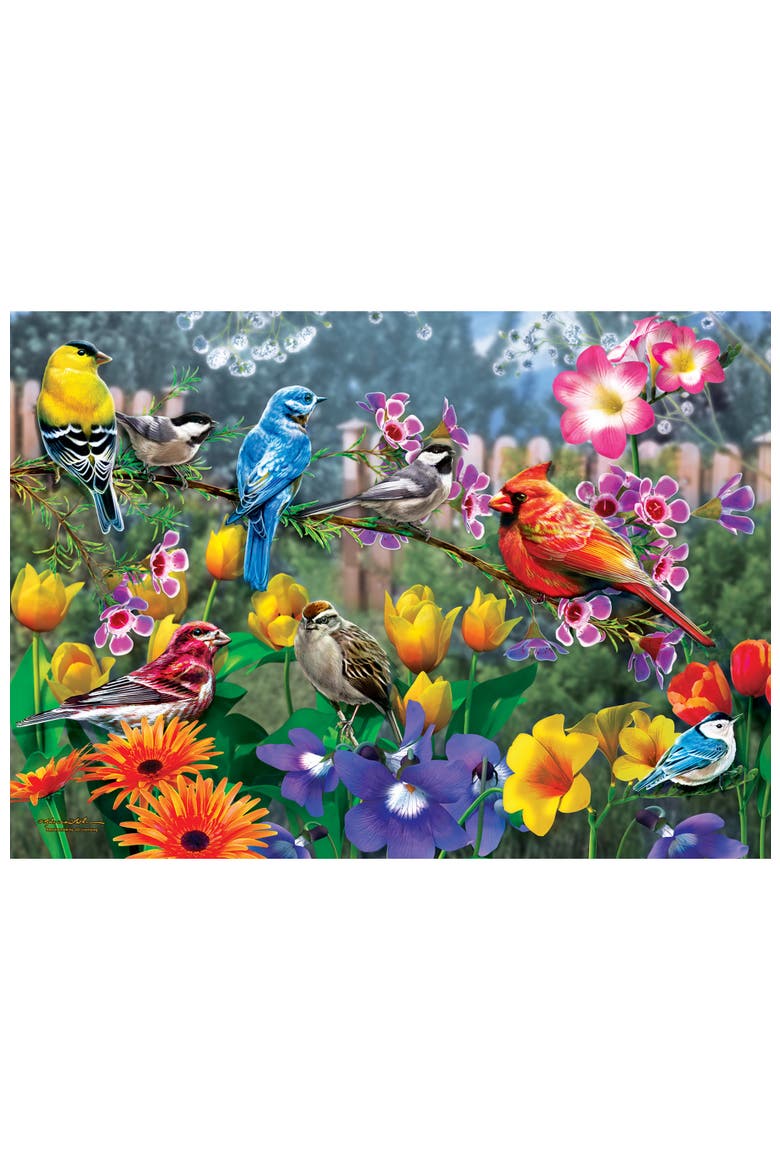 Morning Garden 1000 Piece Jigsaw Puzzle, Alternate, color, Multicolor