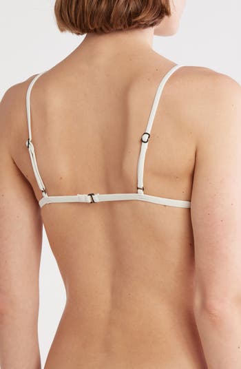 Marshmallow Triangle Bikini Top
