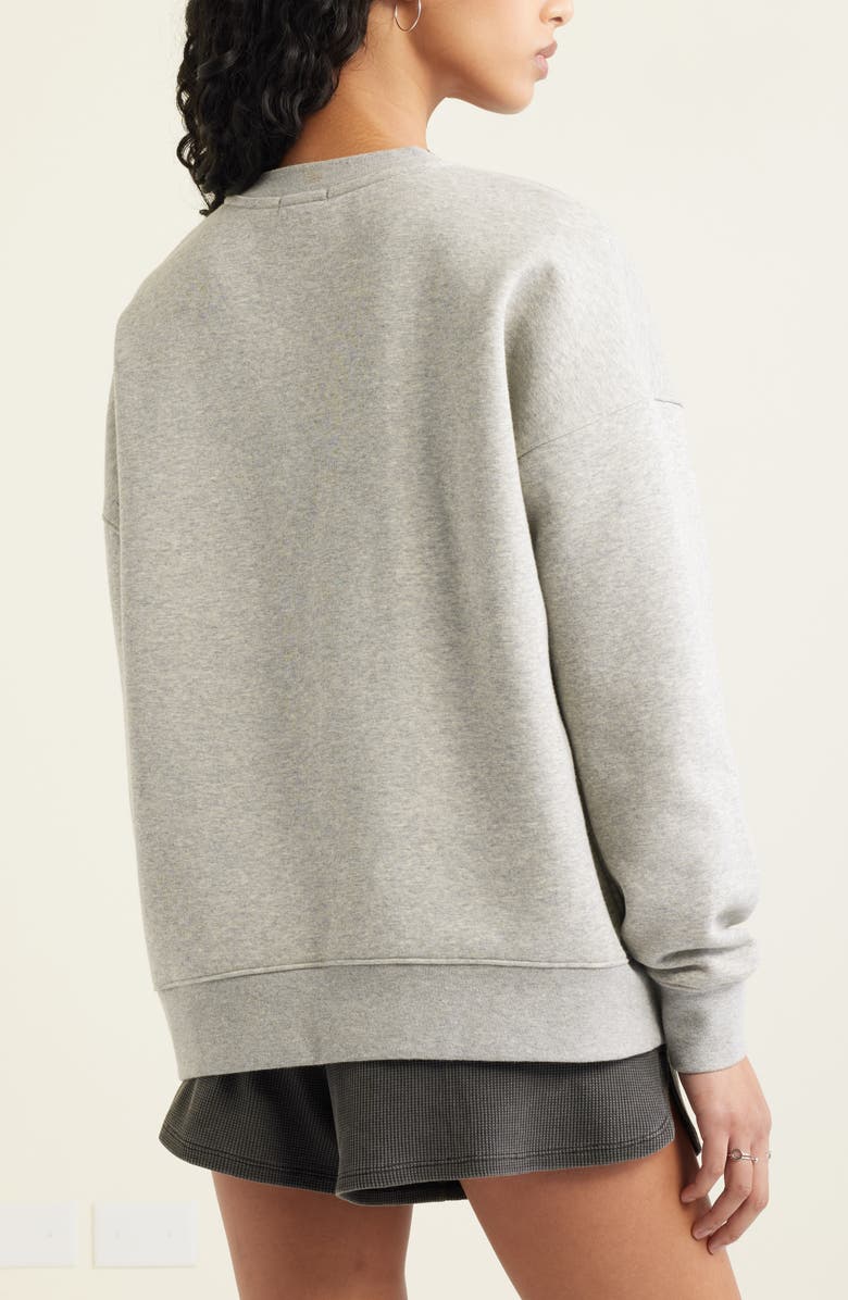 BP. Graphic Sweatshirt, Alternate, color, Grey Heather Cali Sports Club