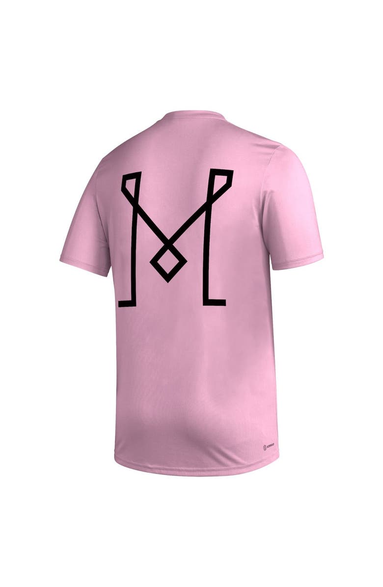 adidas Men's adidas Pink Inter Miami CF Team Jersey Hook AEROREADY T-Shirt, Alternate, color,