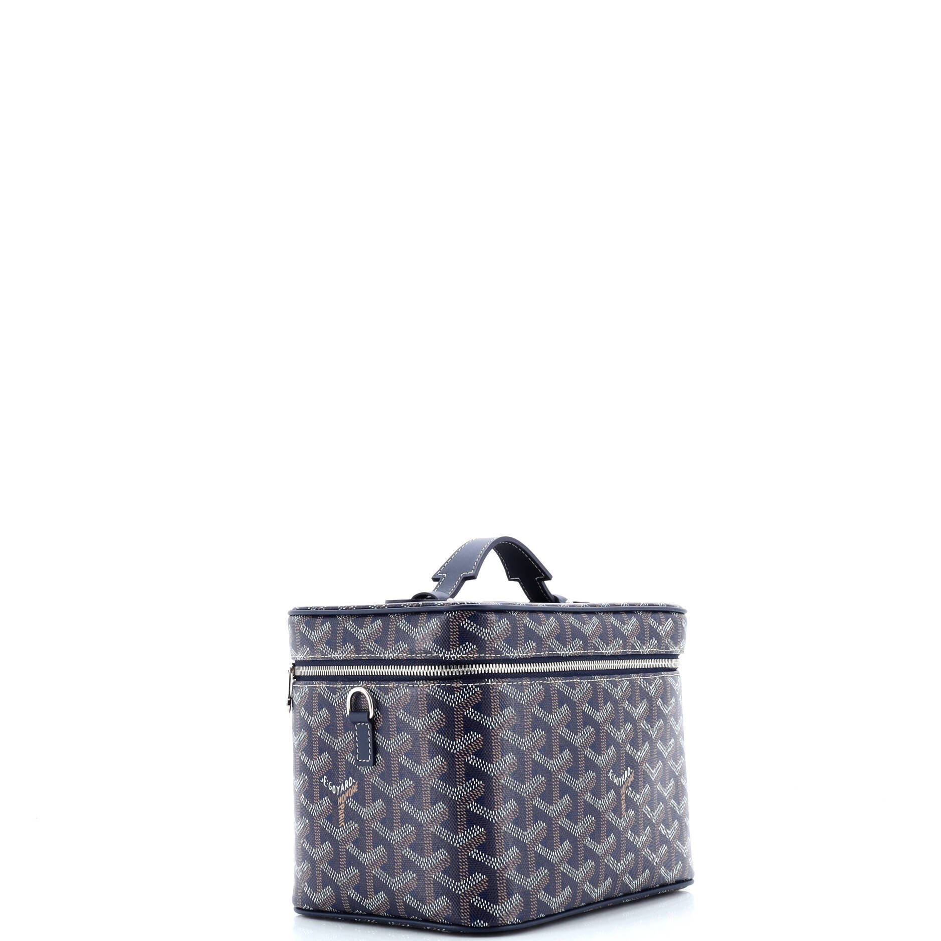 Pre-Owned Goyard Muse Vanity Case Coated Canvas, Alternate, color, 