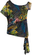 Desigual Tie Hem T-Shirt