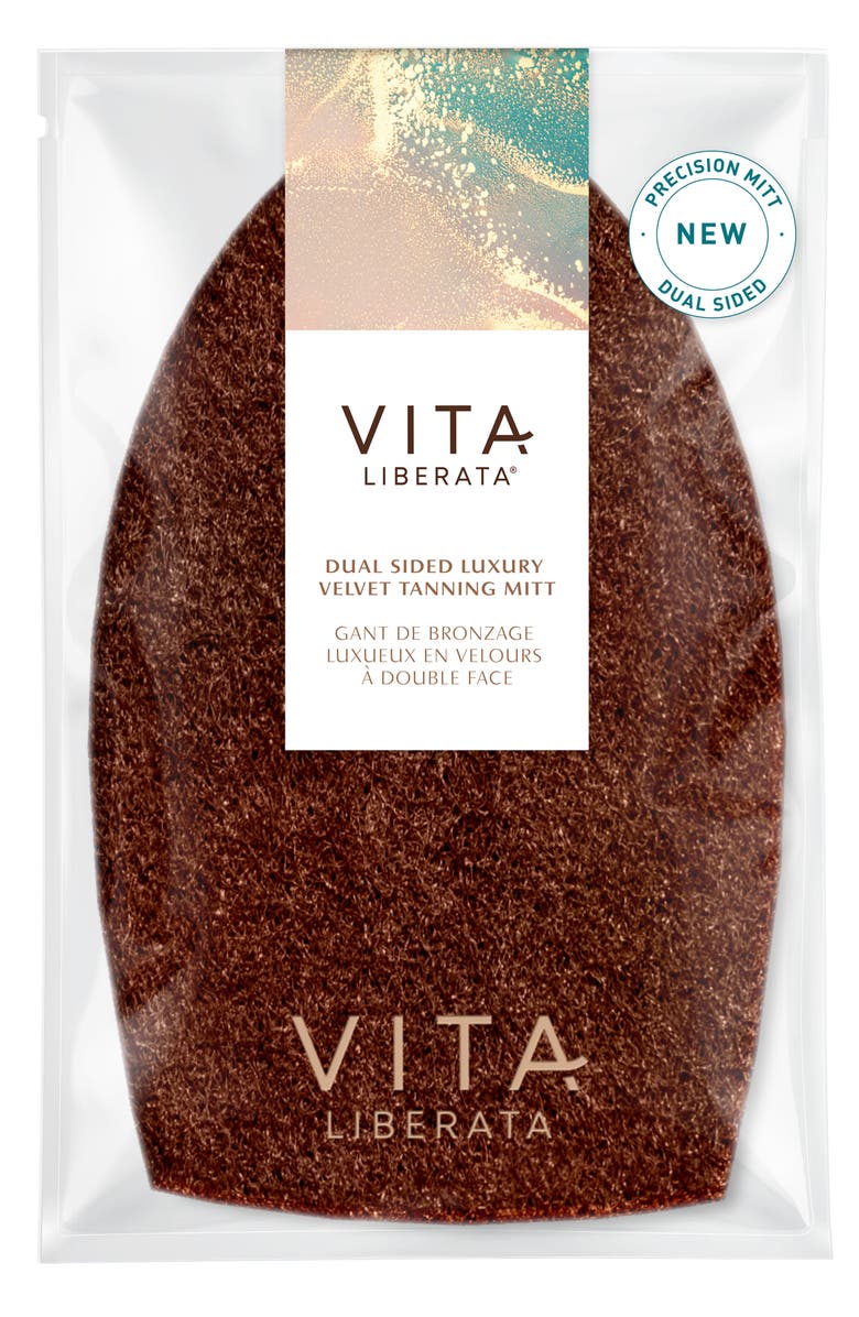 VITA LIBERATA Dual Sided Luxury Velvet Tanning Mitt, Alternate, color,