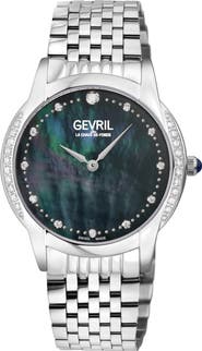 GEVRIL Airolo Swiss Diamond Bracelet Watch, 36mm - 0.56ct.