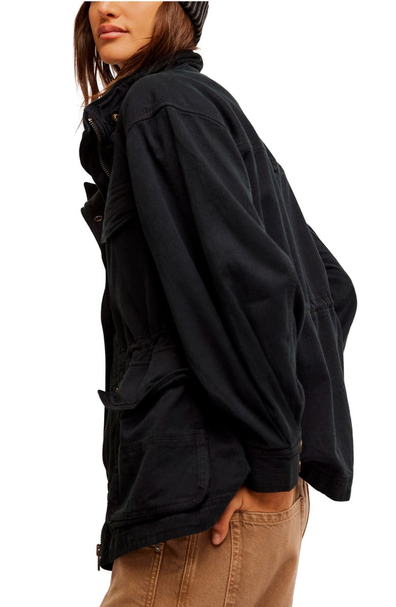 Free People Arya Cotton Twill Utility Jacket, Alternate, color,