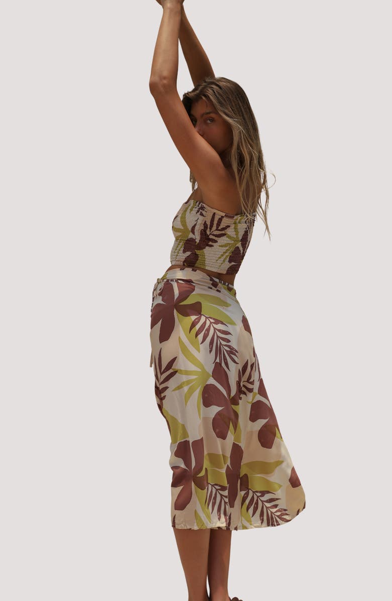 Stone Fox Coco Tube Top, Alternate, color, Tropical Tonal