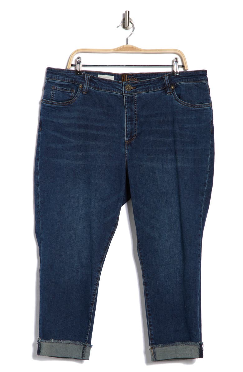 KUT from the Kloth Amy Crop Straight Leg Jeans, Alternate, color, Wedlia