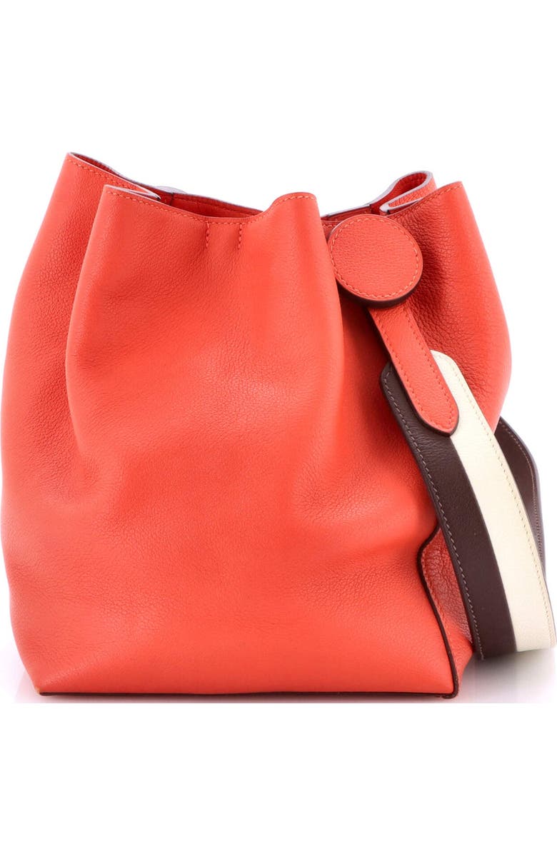 Pre-Owned Hermes Licol Bag Evercolor 17, Main, color, Capucine