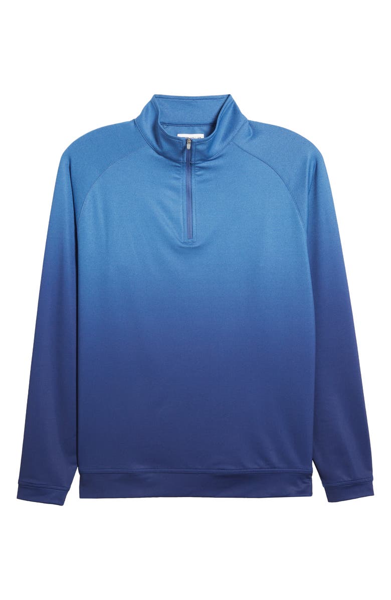 Peter Millar Perth Ombré Performance Quarter Zip Pullover, Alternate, color, 