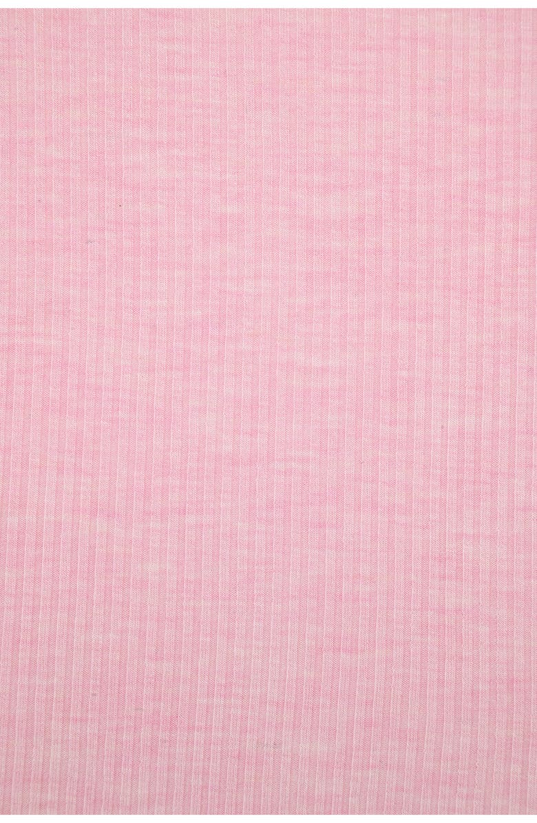 SLEEP ON IT Kids' Rib Fitted Two-Piece Pajama Set, Alternate, color, Pink