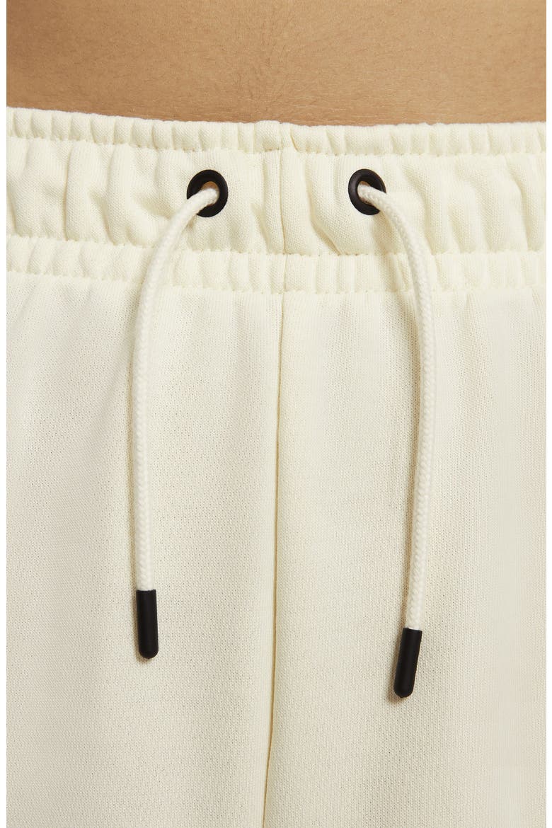 Sportswear French Terry Shorts, Alternate, color, COCONUT MILK/ BLACK
