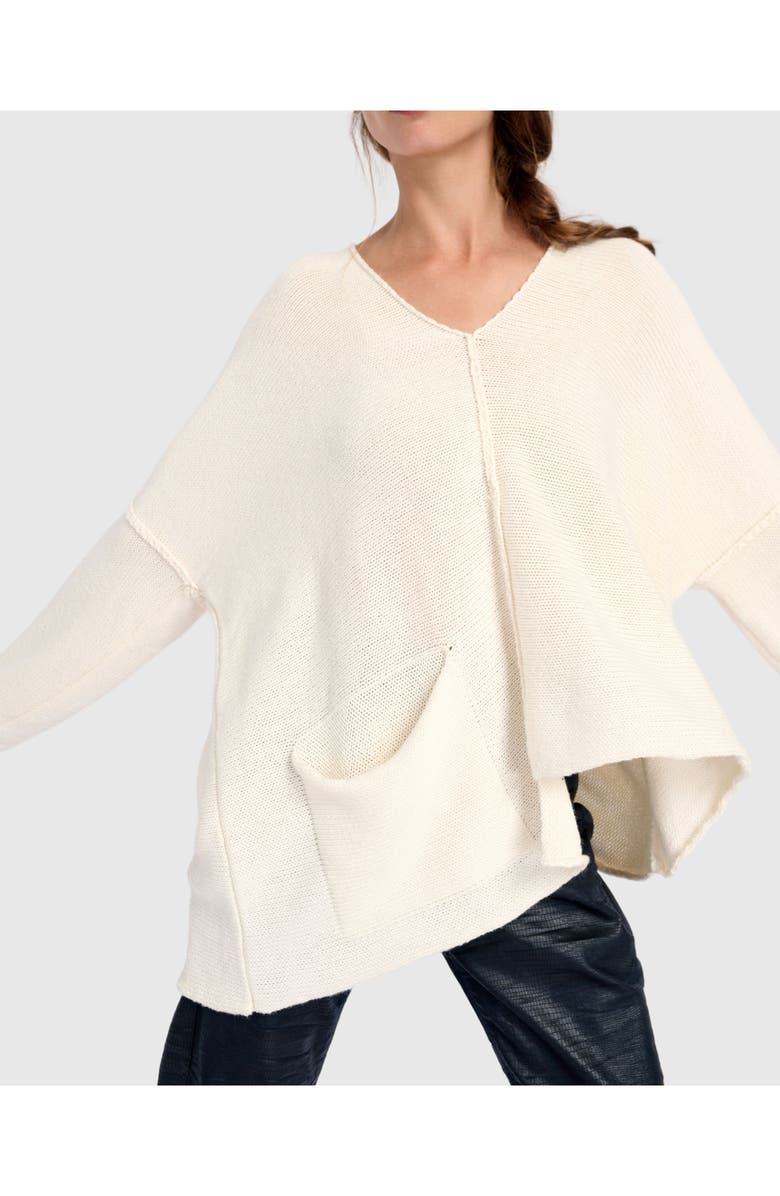 Alembika Bliss Slouchy Sweater, Alternate, color, Cream