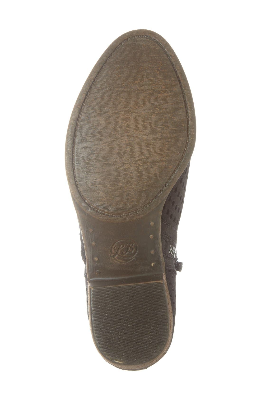 Lucky Brand 'Basel' Perforated Bootie, Alternate, color, 