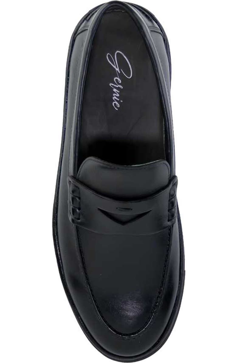 Gernie 22S Penny Loafer, Alternate, color, Black Napa