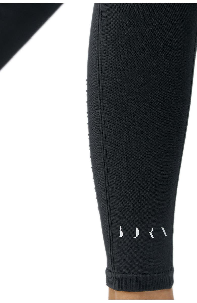 Born Living Yoga India Seamless High Rise Sport Legging, Alternate, color, Black