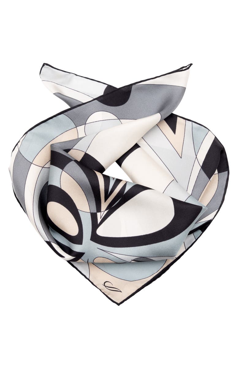 Elizabetta Michelle - Silk Bandana, Alternate, color, Neutrals