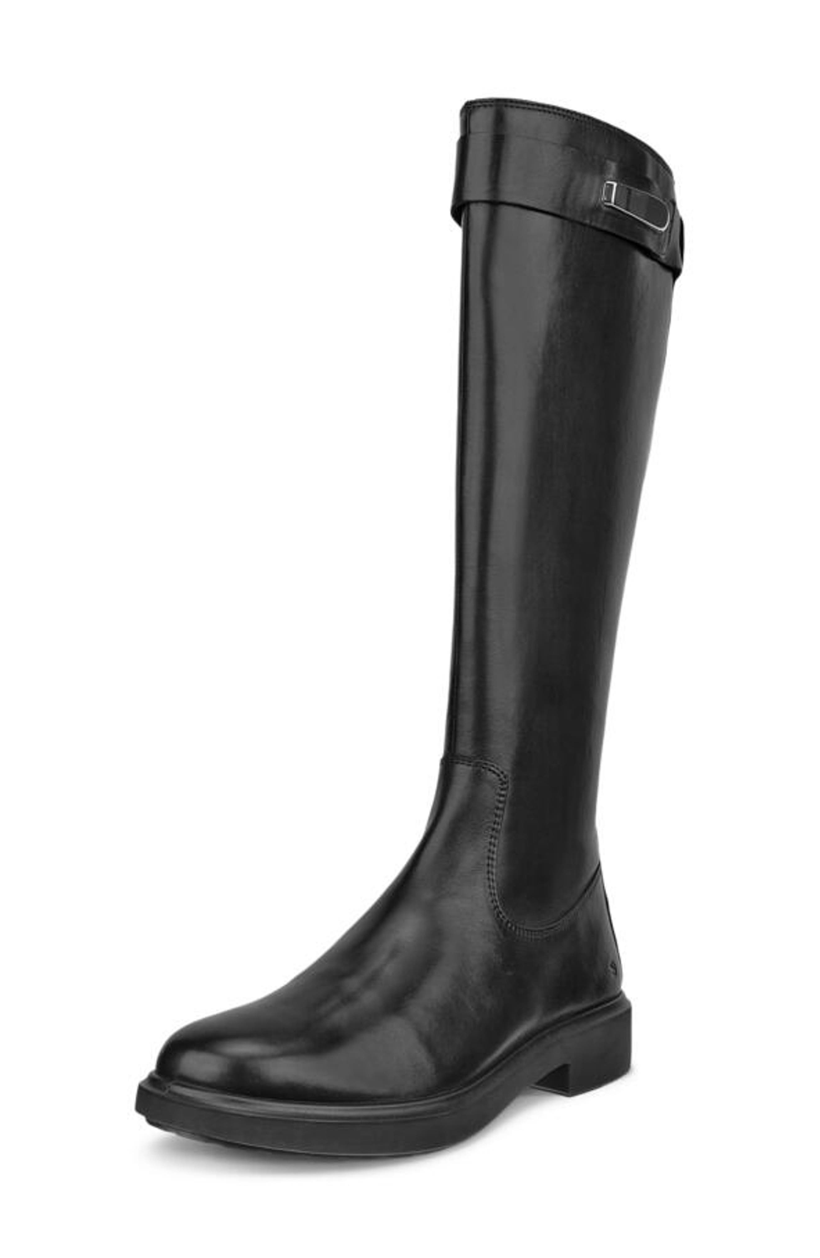 ECCO Metropole Amsterdam Knee High Boot, Alternate, color, Black