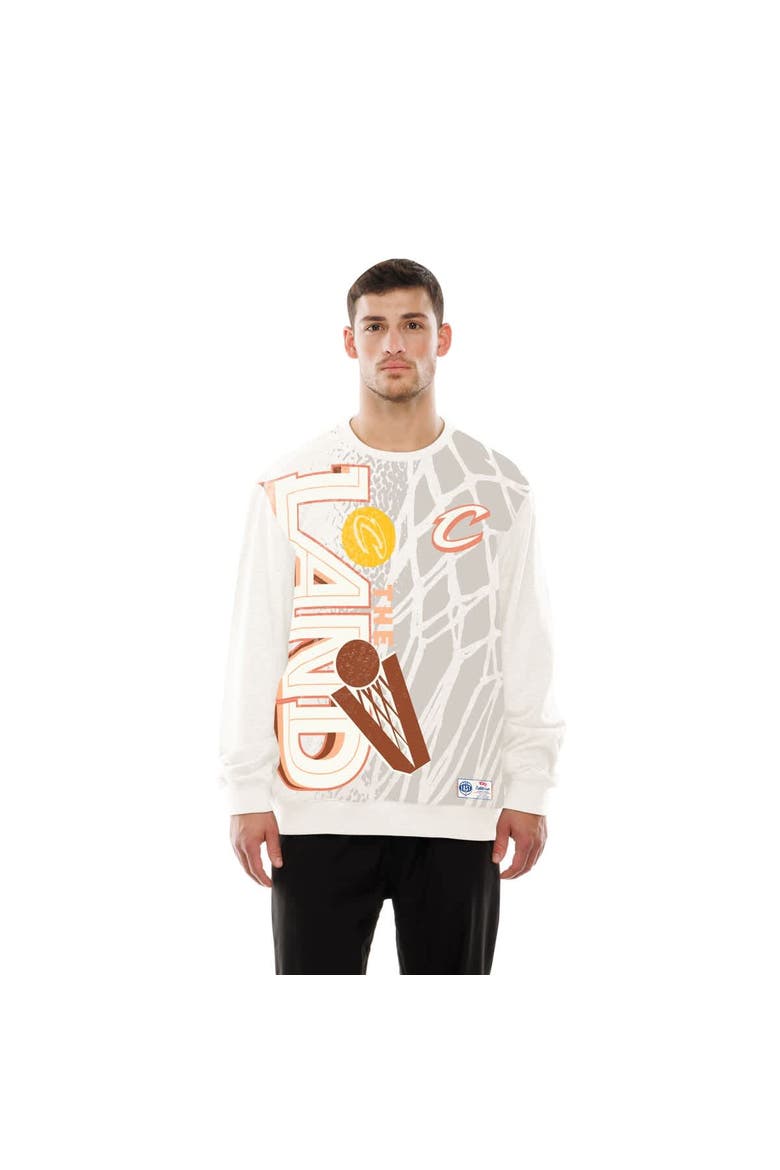Men's New Era Tan Cleveland Cavaliers 2025/26 City Edition Sweatshirt, Main, color, Tan