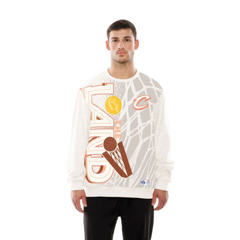 Men's New Era Tan Cleveland Cavaliers 2025/26 City Edition Sweatshirt