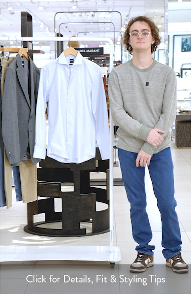 P-Hank Slim Fit Cotton Dress Shirt, sales video thumbnail